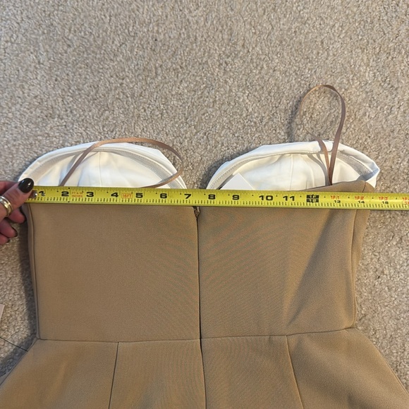 Odd Muse London Elegant Tan and White Strapless - Picture 11 of 11